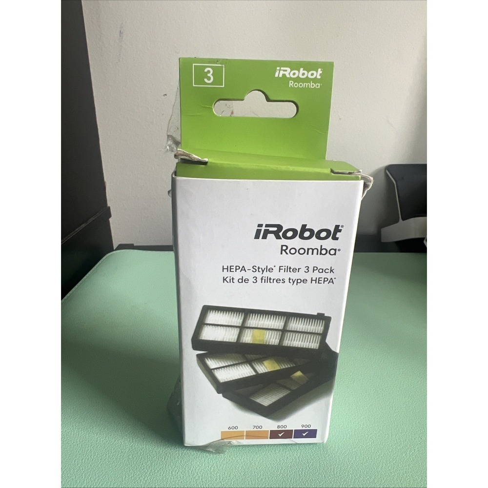 iRobot Roomba HEPA Replacement Filters for 800 and 900 Series 3 pack